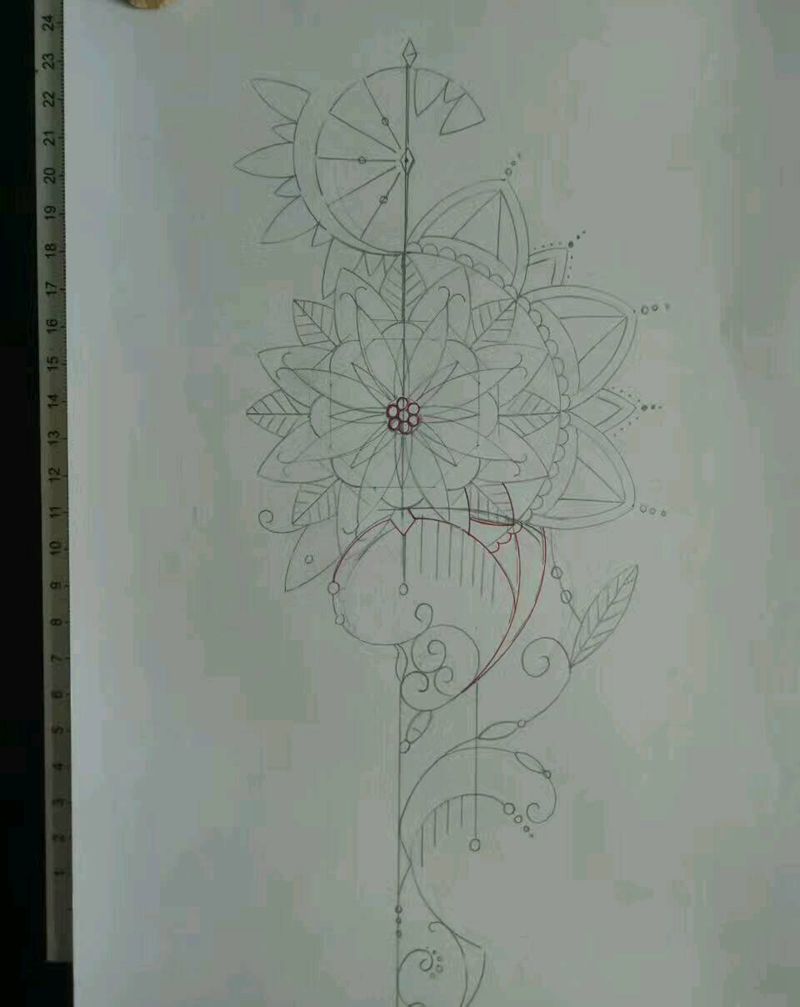 点刺图腾纹身图片