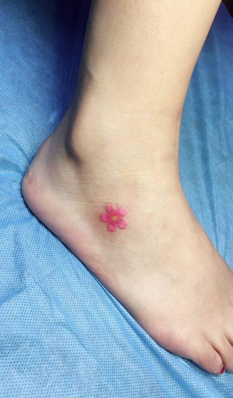 樱花纹身图片