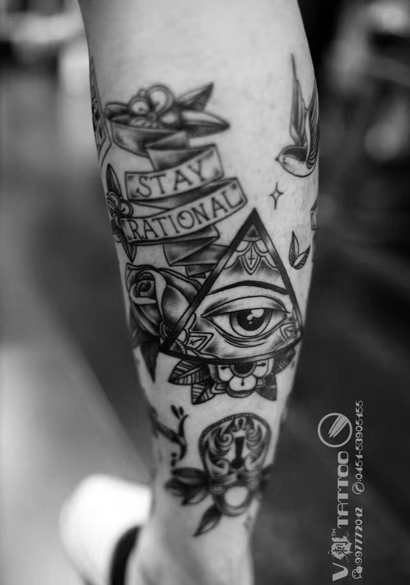 圆叁school作品纹身图片