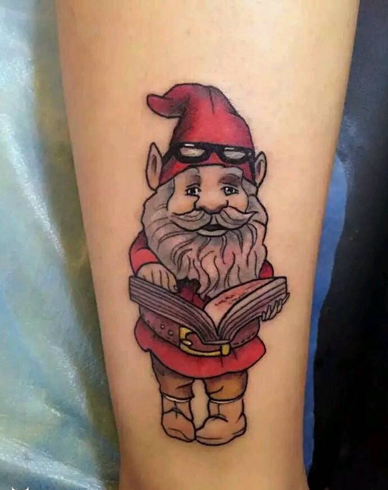 小矮人纹身图片