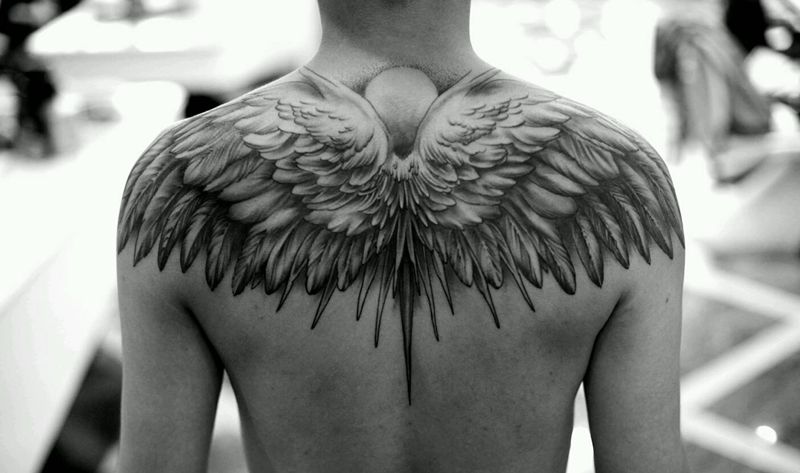 翅膀纹身纹身图片