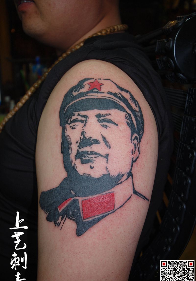 伟大领袖毛主席纹身图片_图腾纹身图案