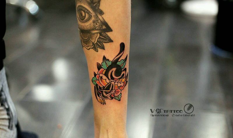 school小黑豹纹身图片