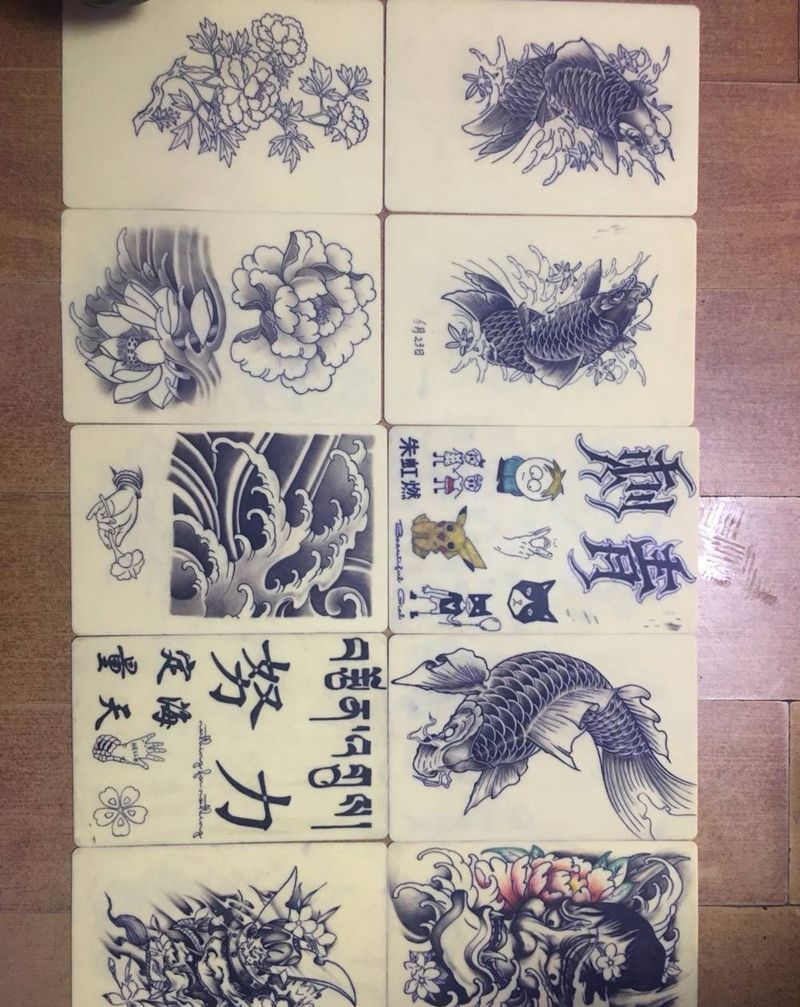 本店 近期学员纹身图片