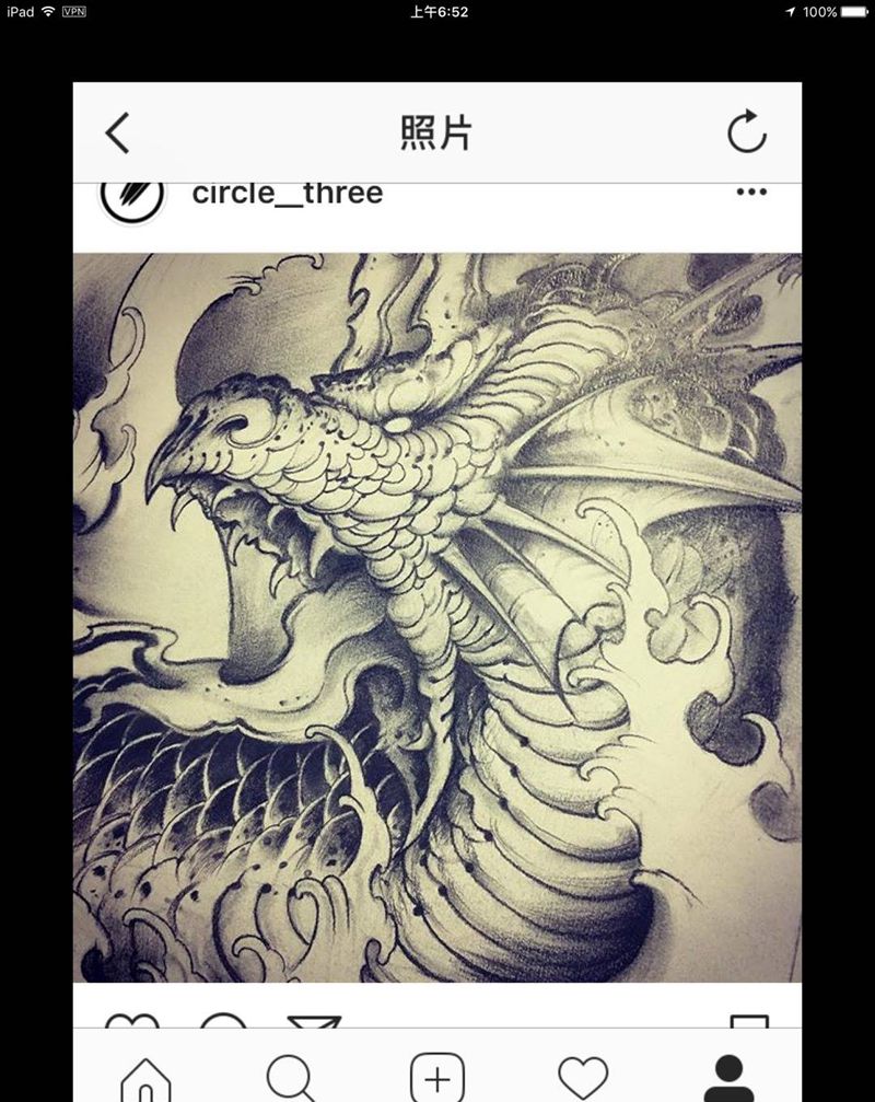 手稿系列纹身图片_成品贴纸纹身图案