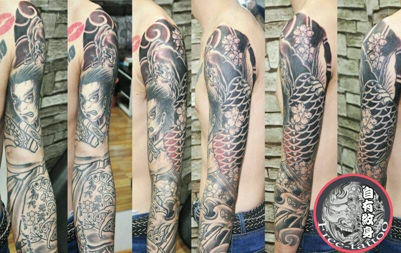 本店原创手稿纹身图片