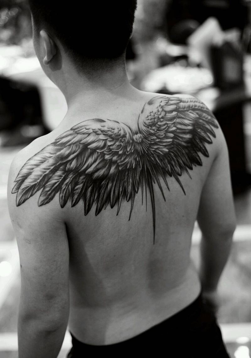 翅膀纹身纹身图片
