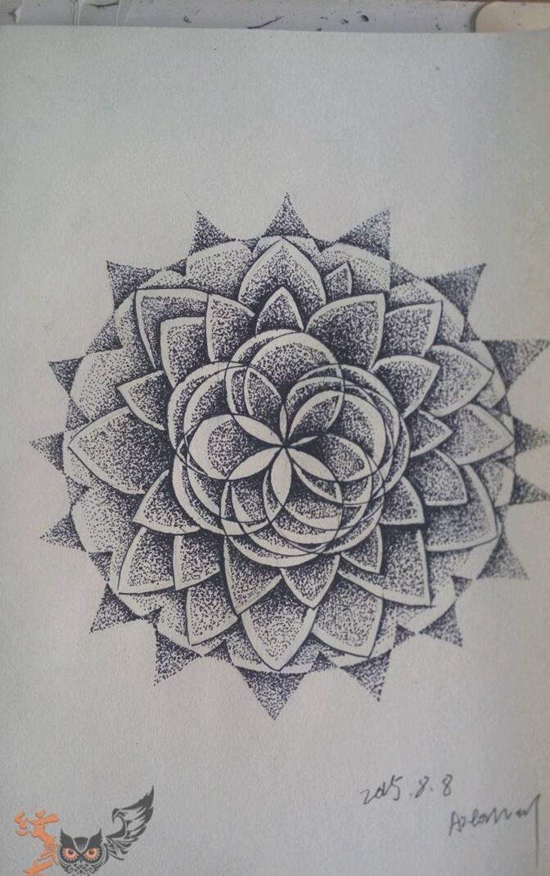 蛋疼。。。纹身图片_颈部肩部胸部腹部背部臀部手臂腿部几何原创纹身图案