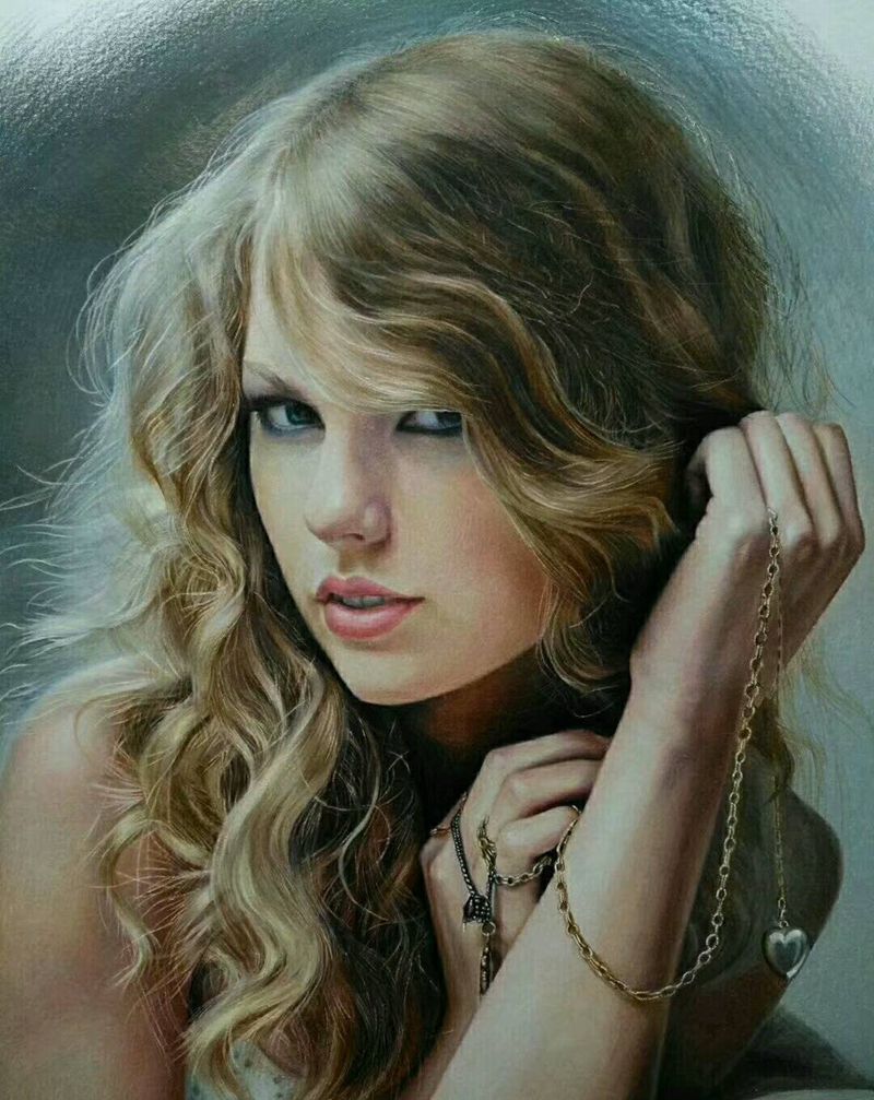 梅梅彩铅画完成纹身图片