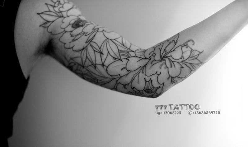 花臂纹身图片