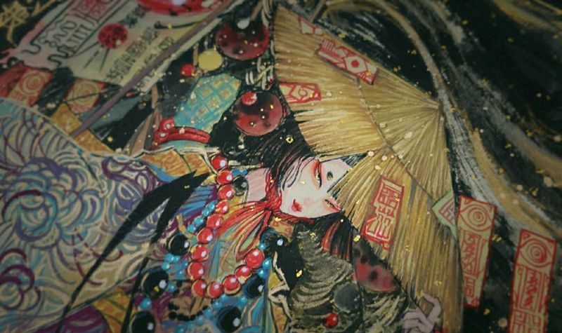 柒柒的绘画作品纹身图片