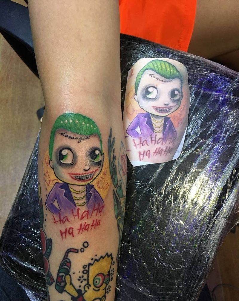 小丑纹身图片