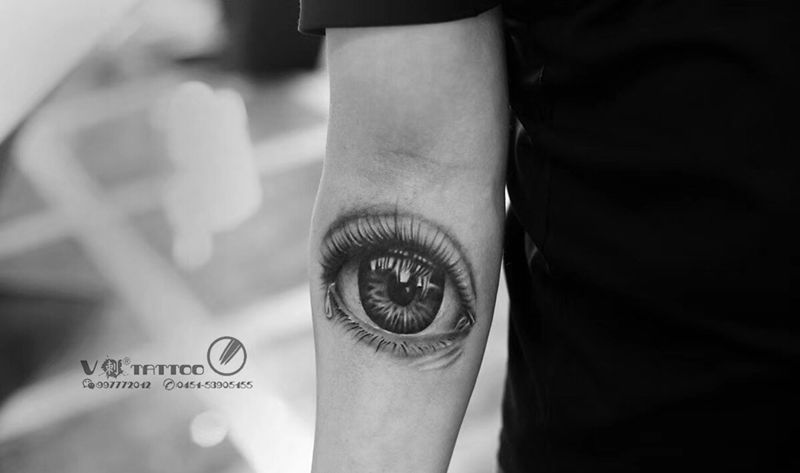 眼睛纹身图片