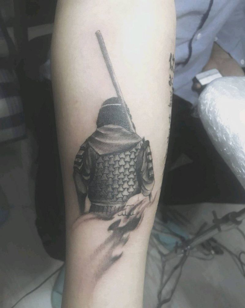 背影纹身图片_传统成品纹身图案