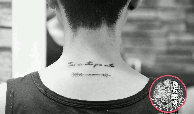 레터링纹身图片