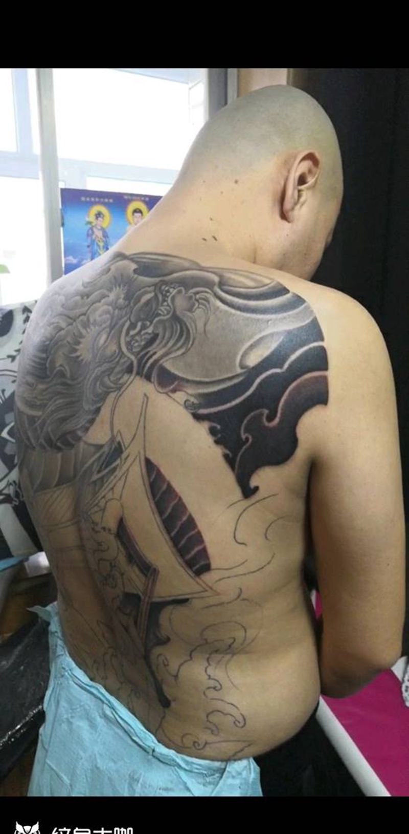 鱼跃龙门！进度！纹身图片