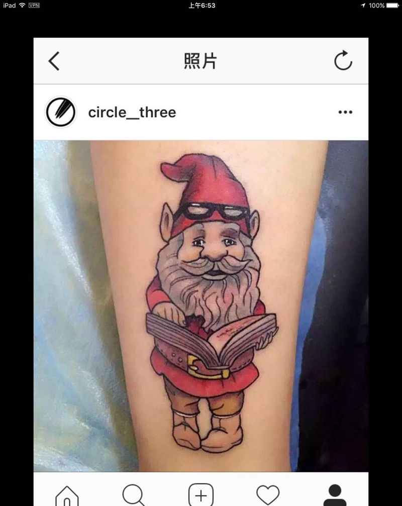 小矮人纹身图片