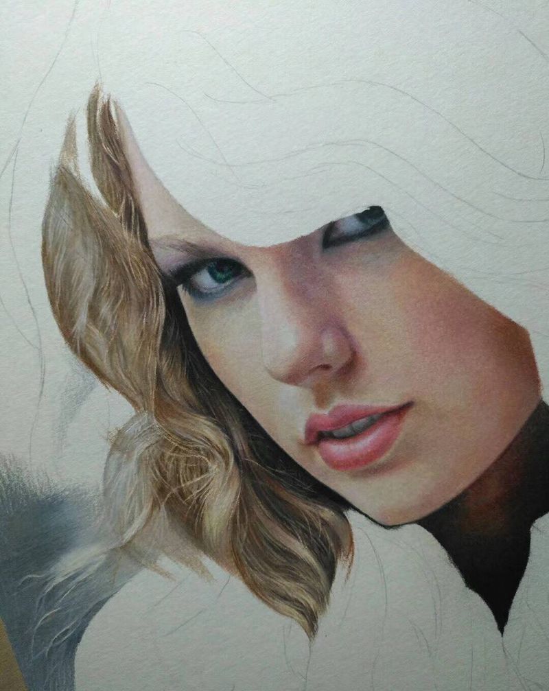 彩铅梅梅纹身图片