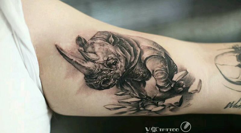 犀牛纹身纹身图片