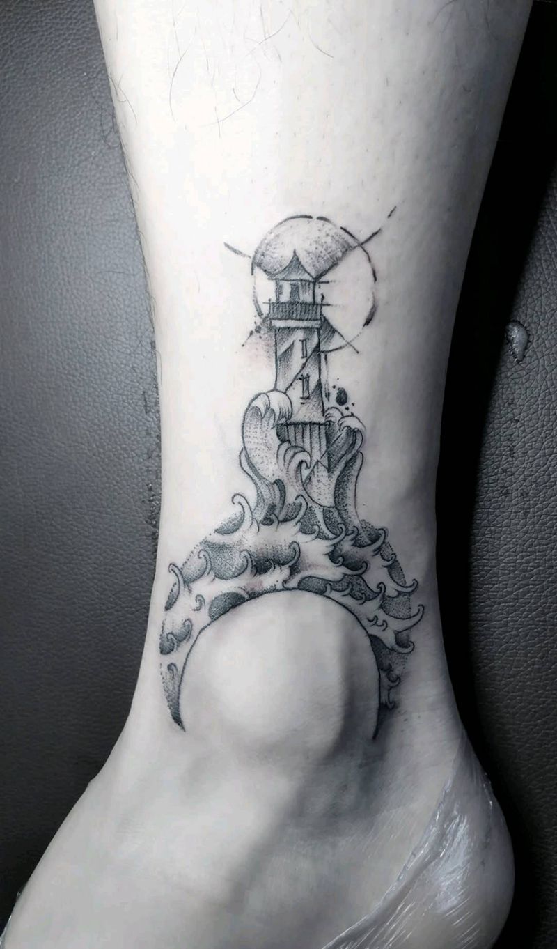 速写风纹身图片_几何成品纹身图案