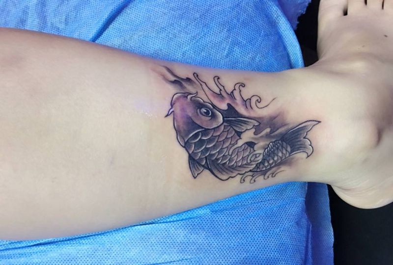 鱼纹身图片