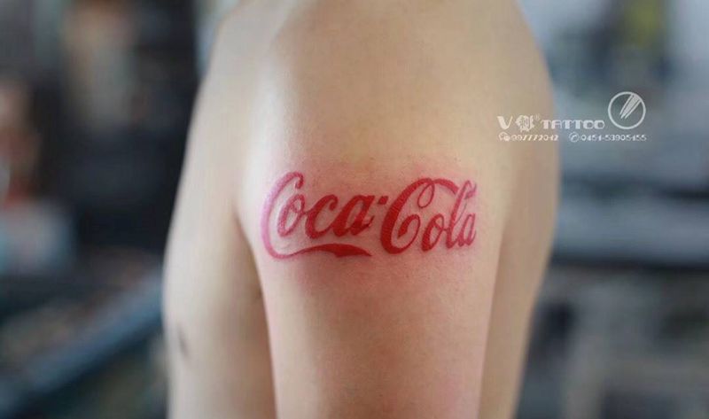 可口可乐纹身图片
