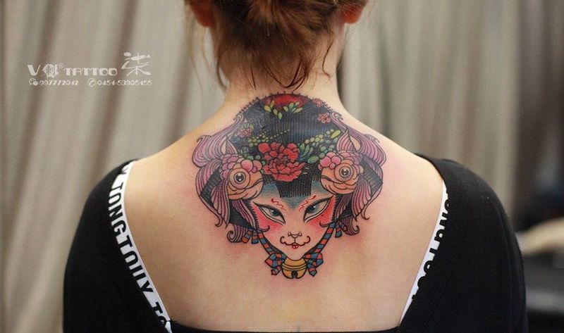 柒柒的遮盖作品纹身图片