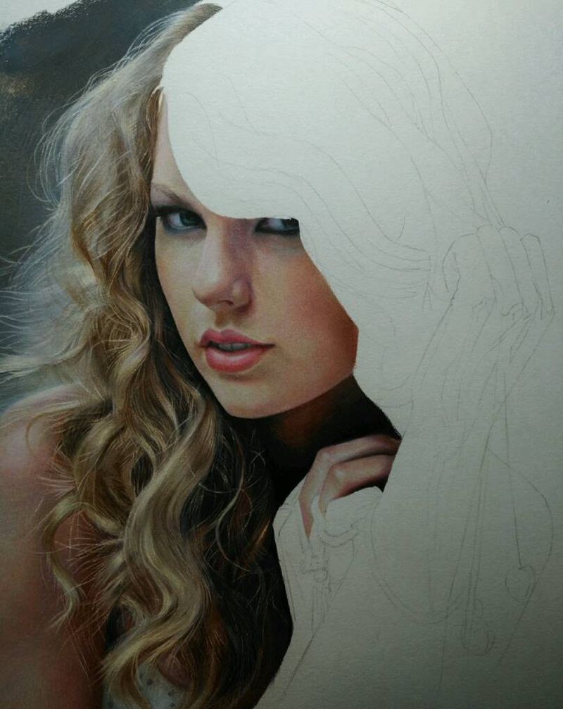 彩铅梅梅纹身图片