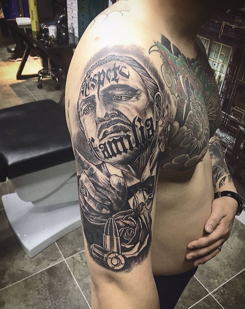 教父纹身图片