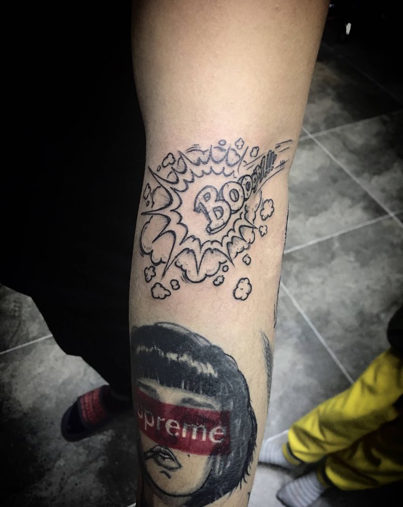 卡通纹身图片_Old School纹身图案