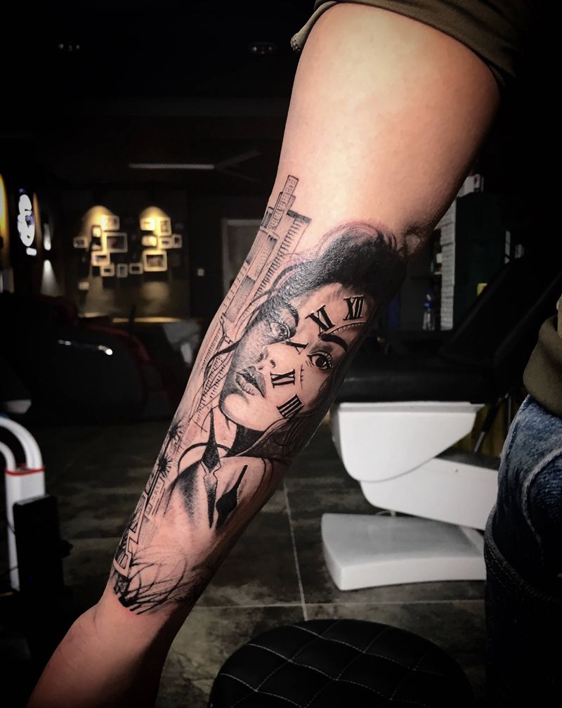 奇卡诺风格纹身图片_手部纹身图案