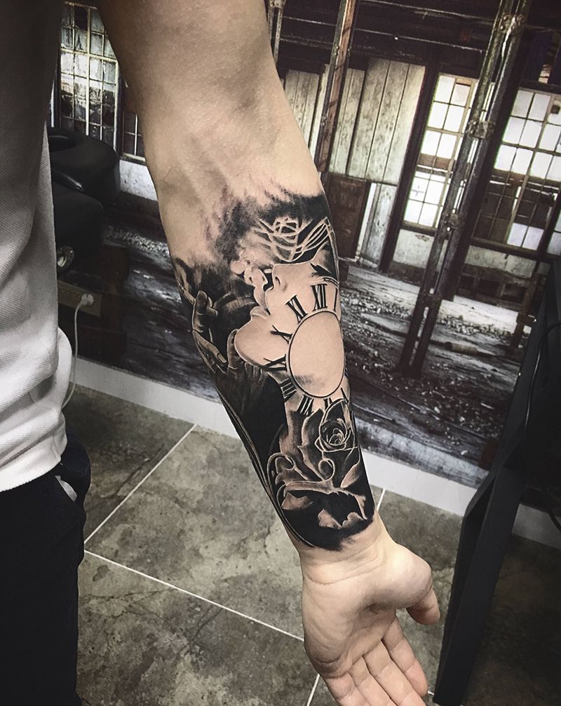 欧美小臂纹身图片_手臂纹身图案