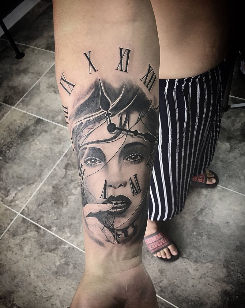 欧美小臂纹身图片_手臂纹身图案