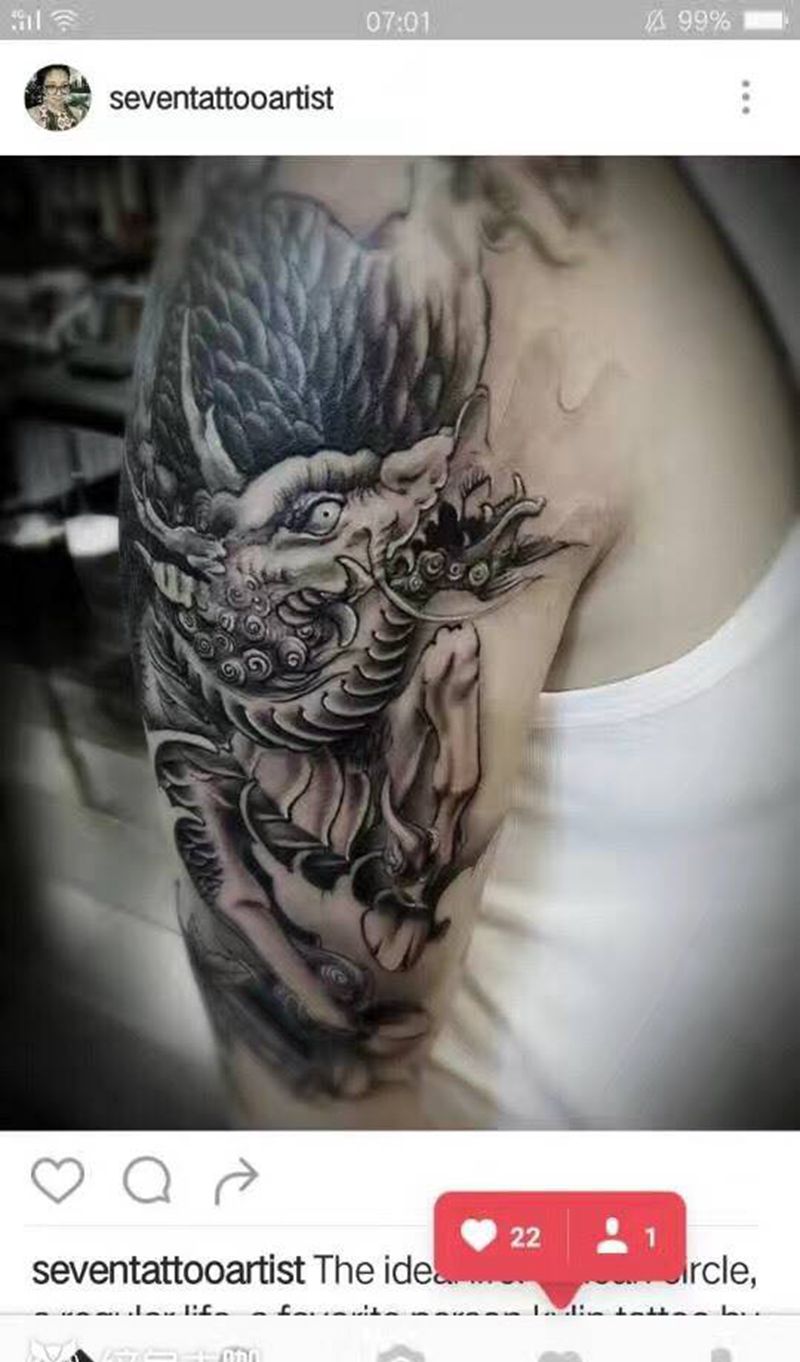 柒柒作品纹身图片