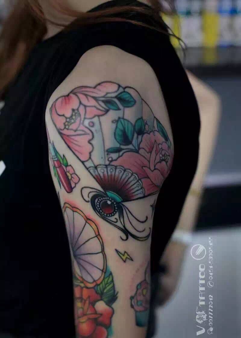 柒柒作品纹身图片