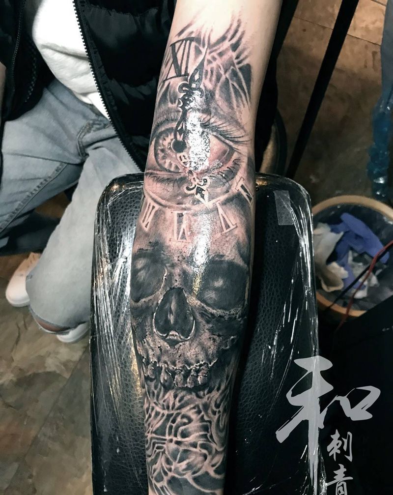 延吉市和刺青纹身店纹身图片
