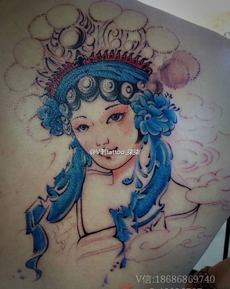 柒柒作品纹身图片