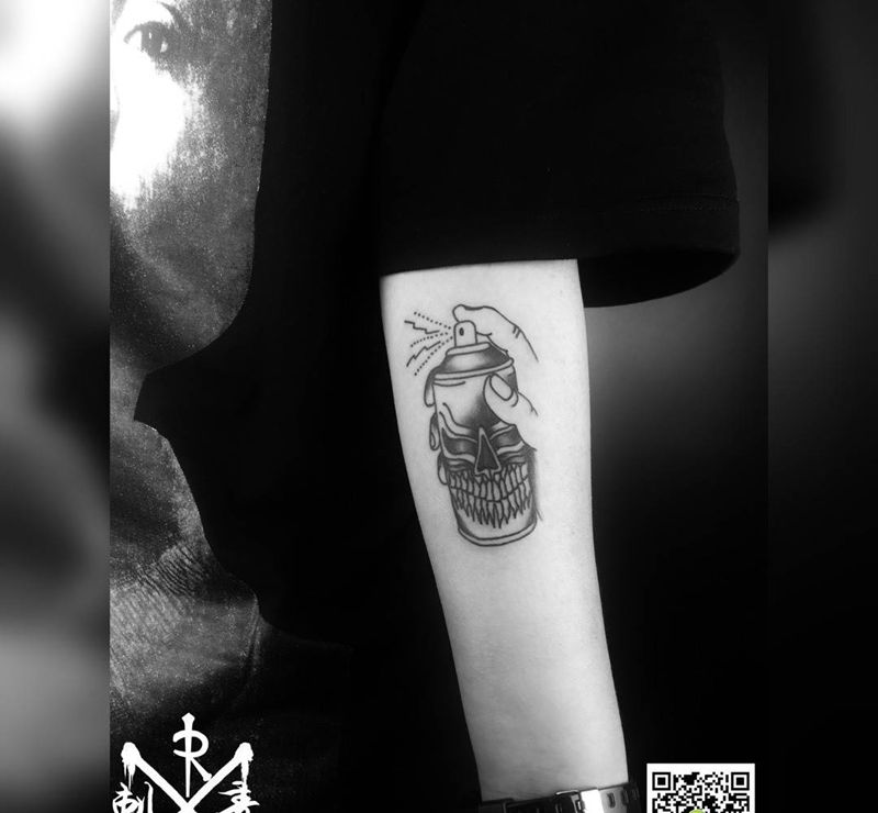 杀虫剂纹身图片