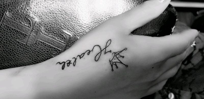 英文纹身图片_花体字纹身图案