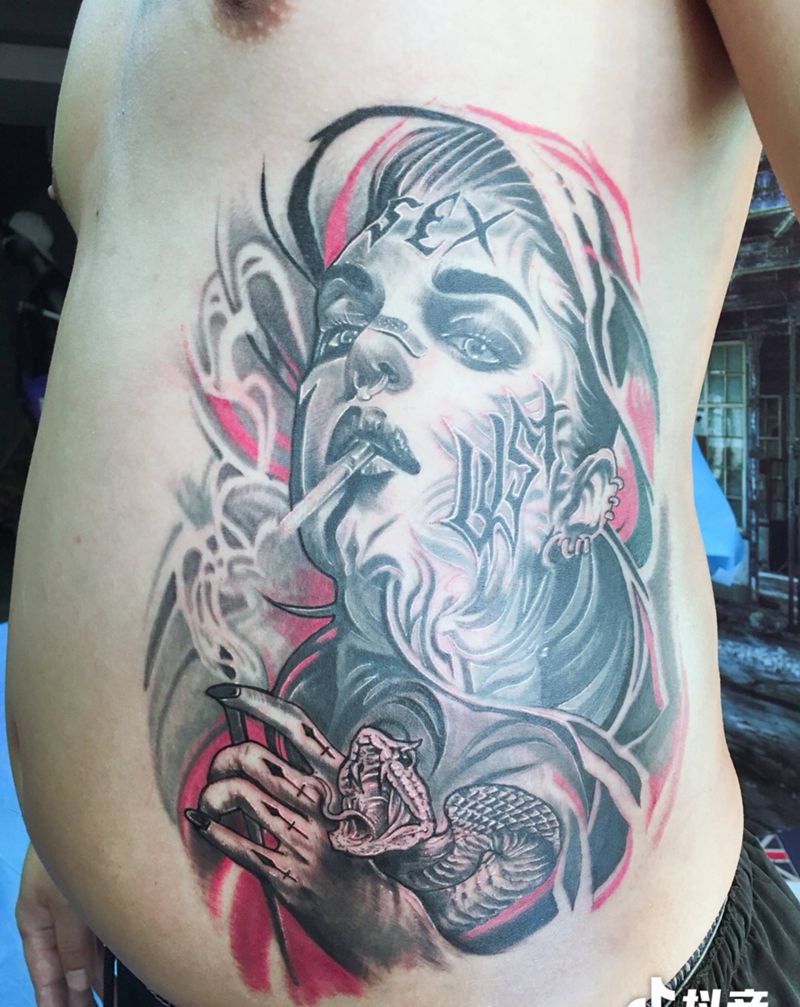 欧美风格纹身图片