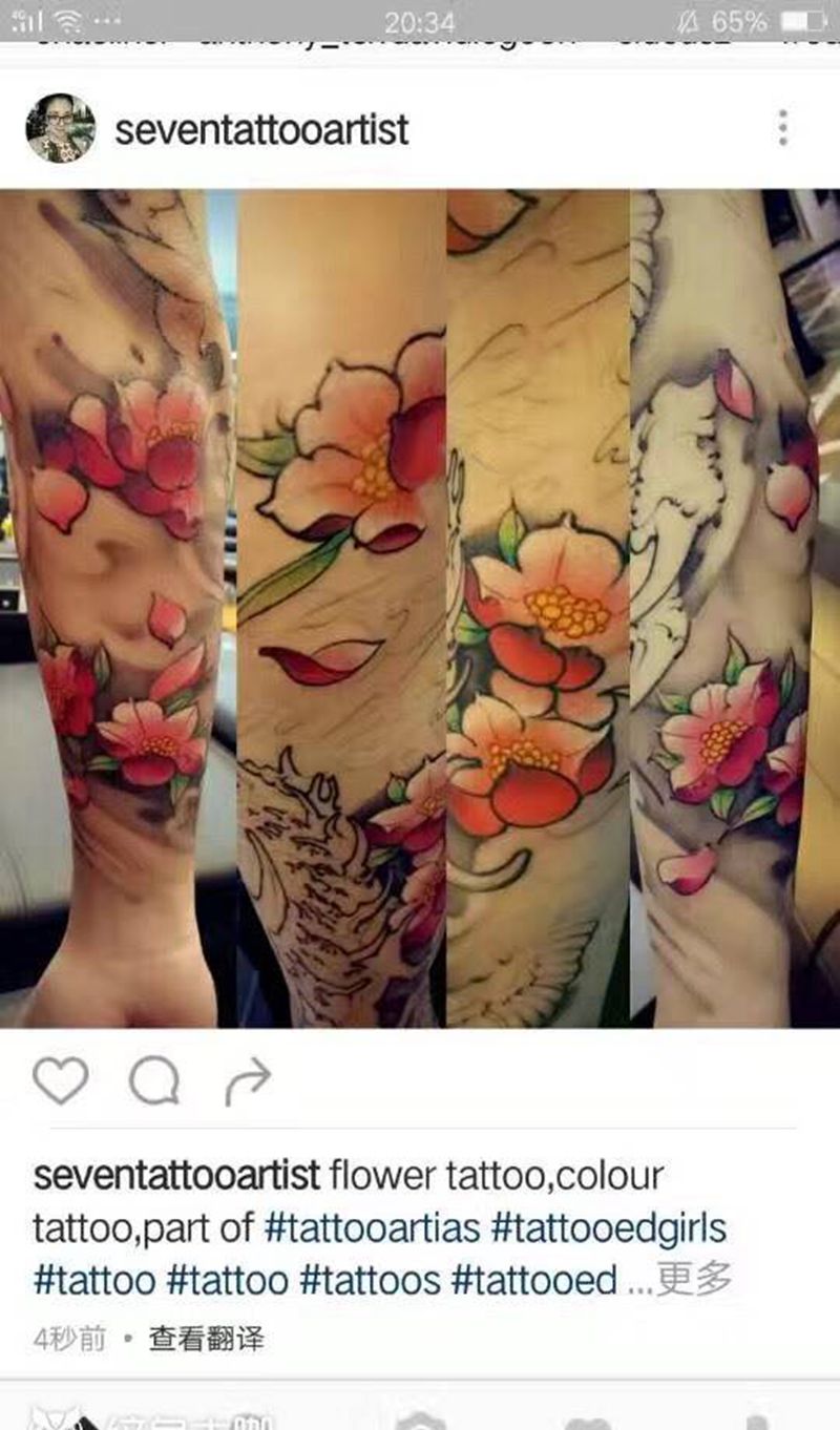 柒柒作品纹身图片