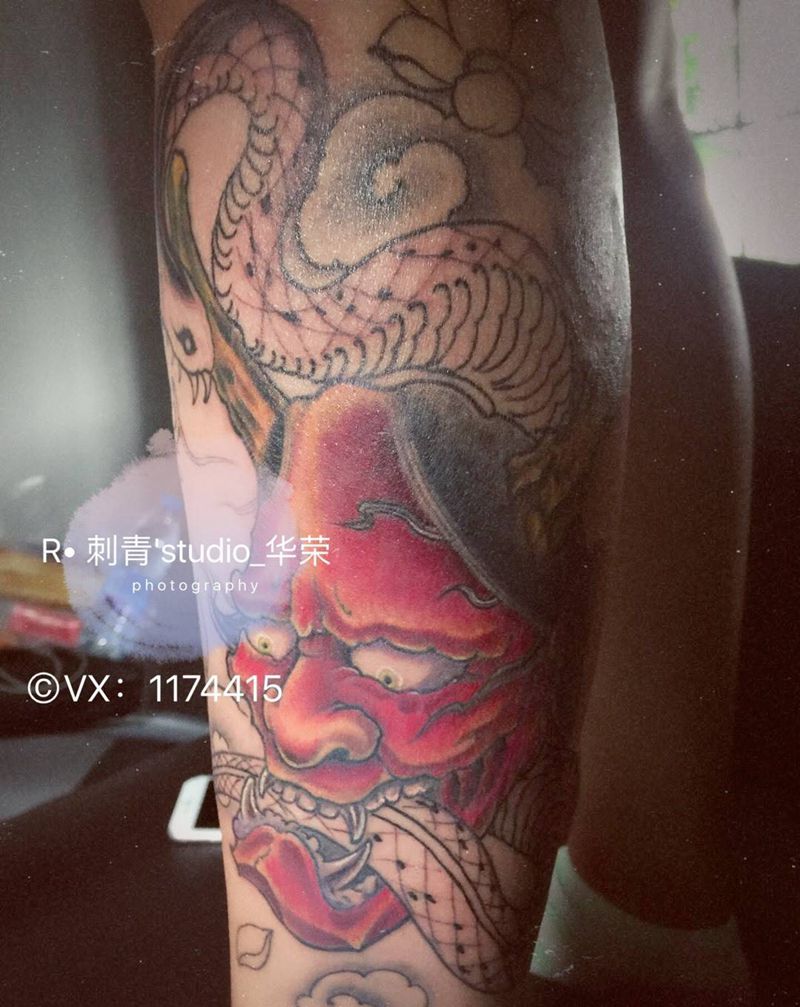 般若 未完成纹身图片