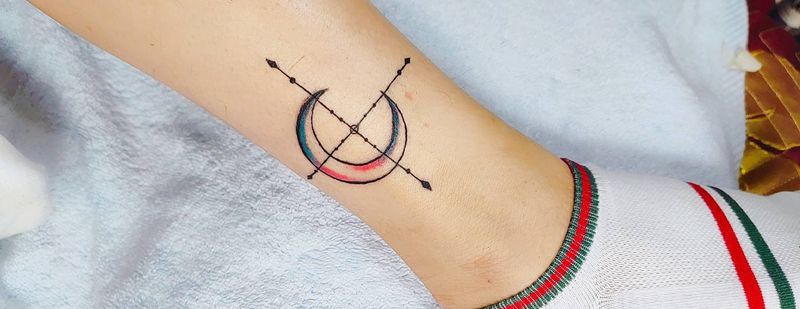 小图纹身图片_腿部纹身图案