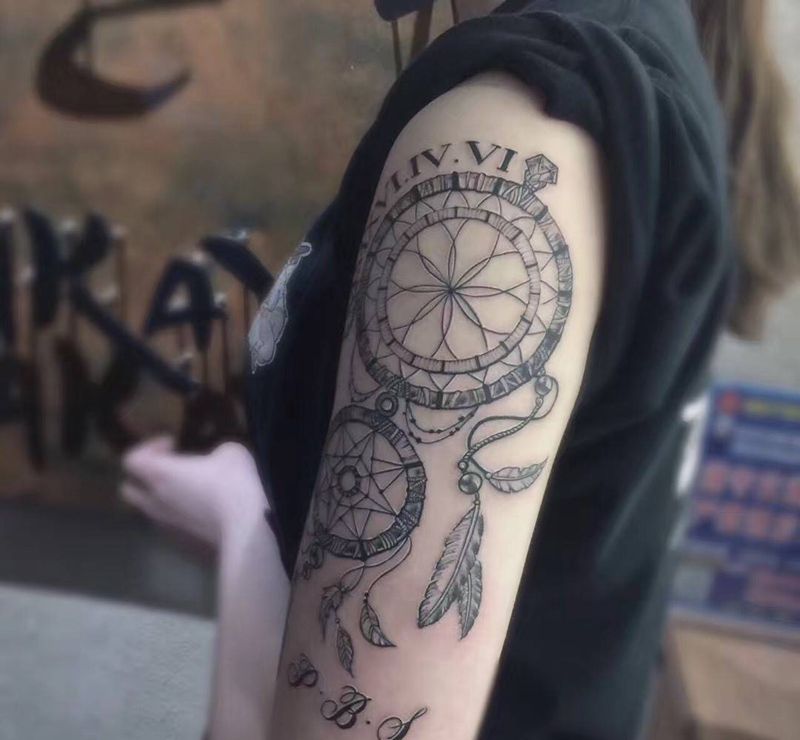 客人的买家秀纹身图片