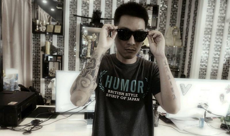 摩斯密码纹身图片_手臂传统字符图腾原创黑灰成品纹身图案