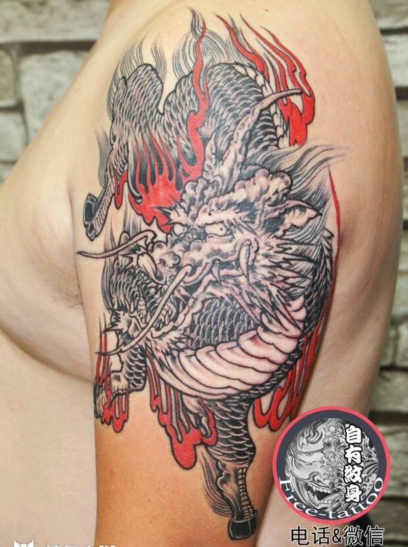 麒麟纹身图片