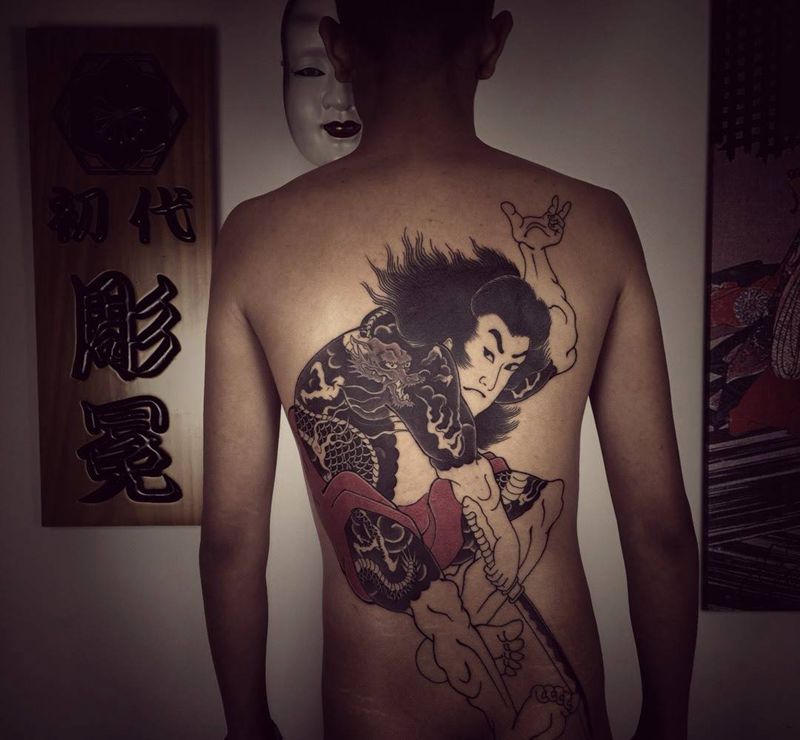 浪切 张顺纹身图片