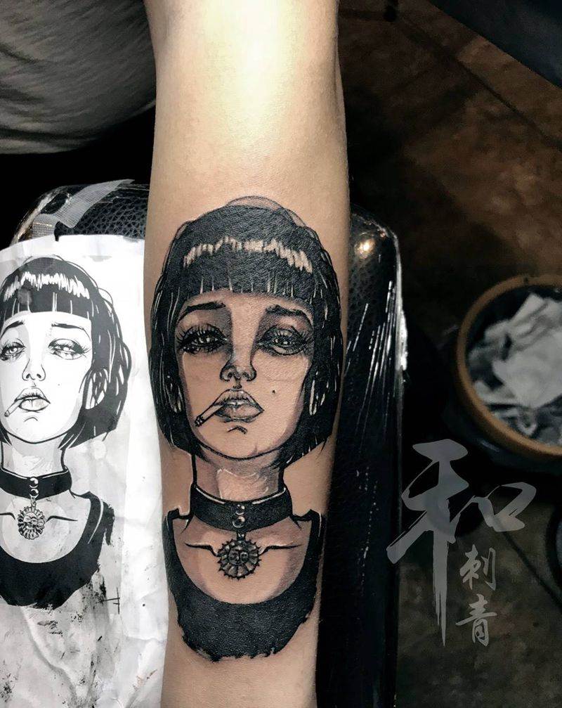 这个杀手不太冷纹身图片