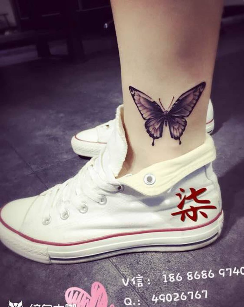 蝴蝶纹身图片
