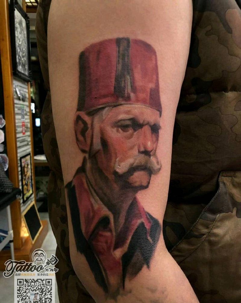 2019第一批 油画作品系列纹纹身图片